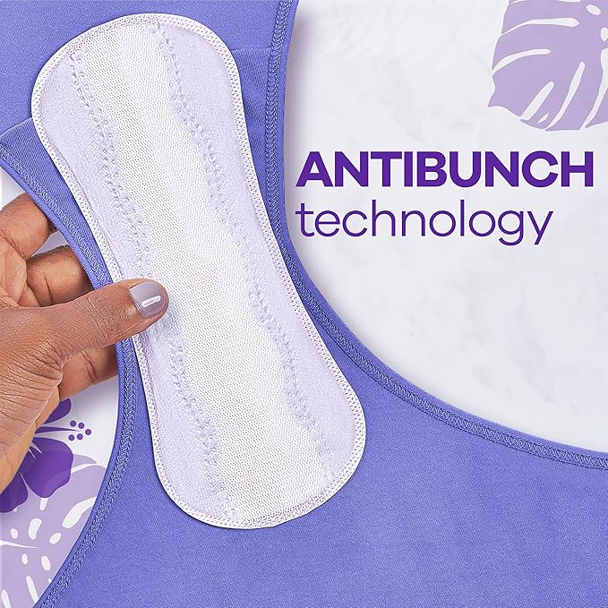 Always Anti-Bunch Xtra Protection, Panty Liners For Women, Extra Long Length, Unscented, 68 Count X 4 Packs (272 Count Total) (Packaging May Vary)