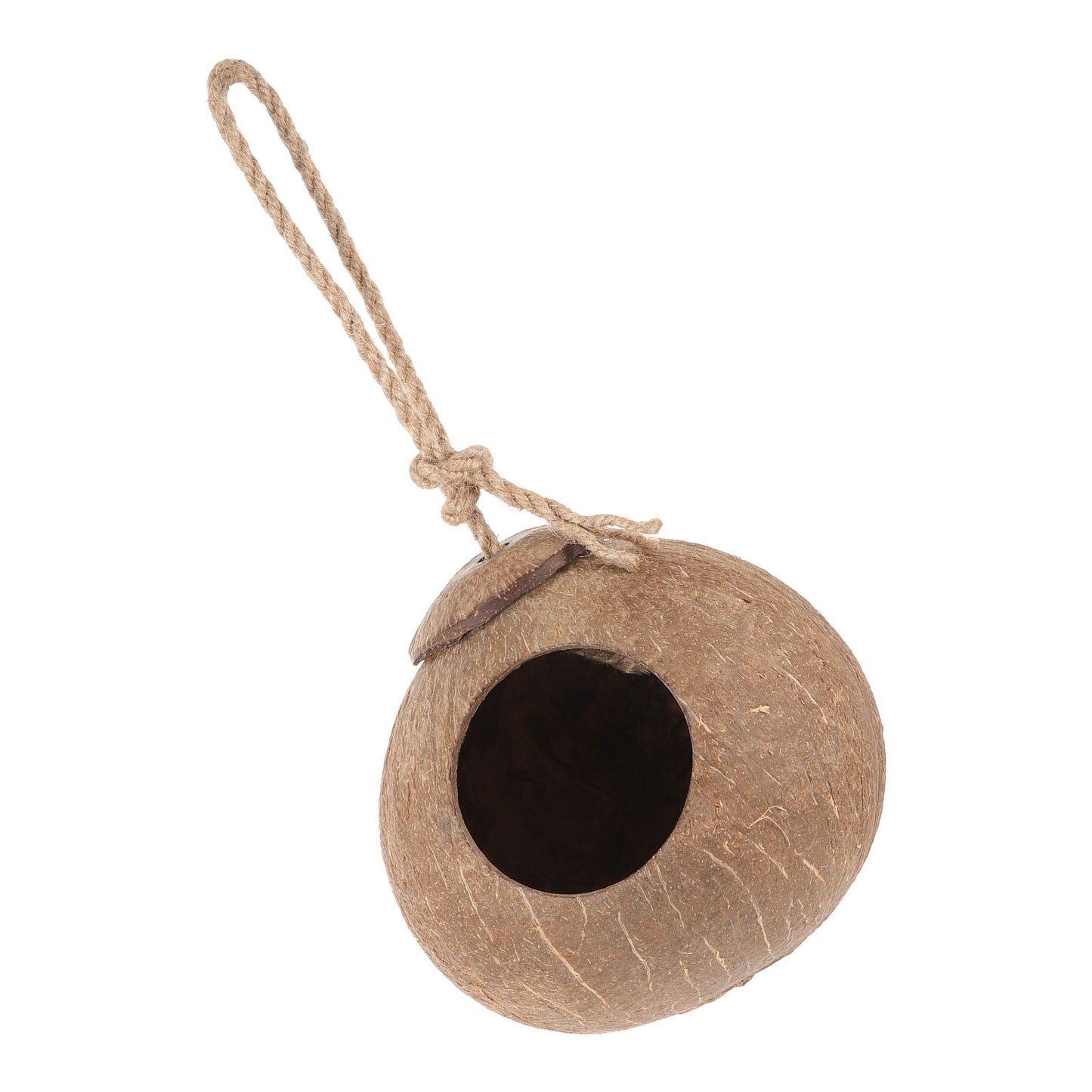 MUSEYA warm bird nest hammock Bird Hanging Hammock Light Brown Resting Place Indoor Use 1Pcs