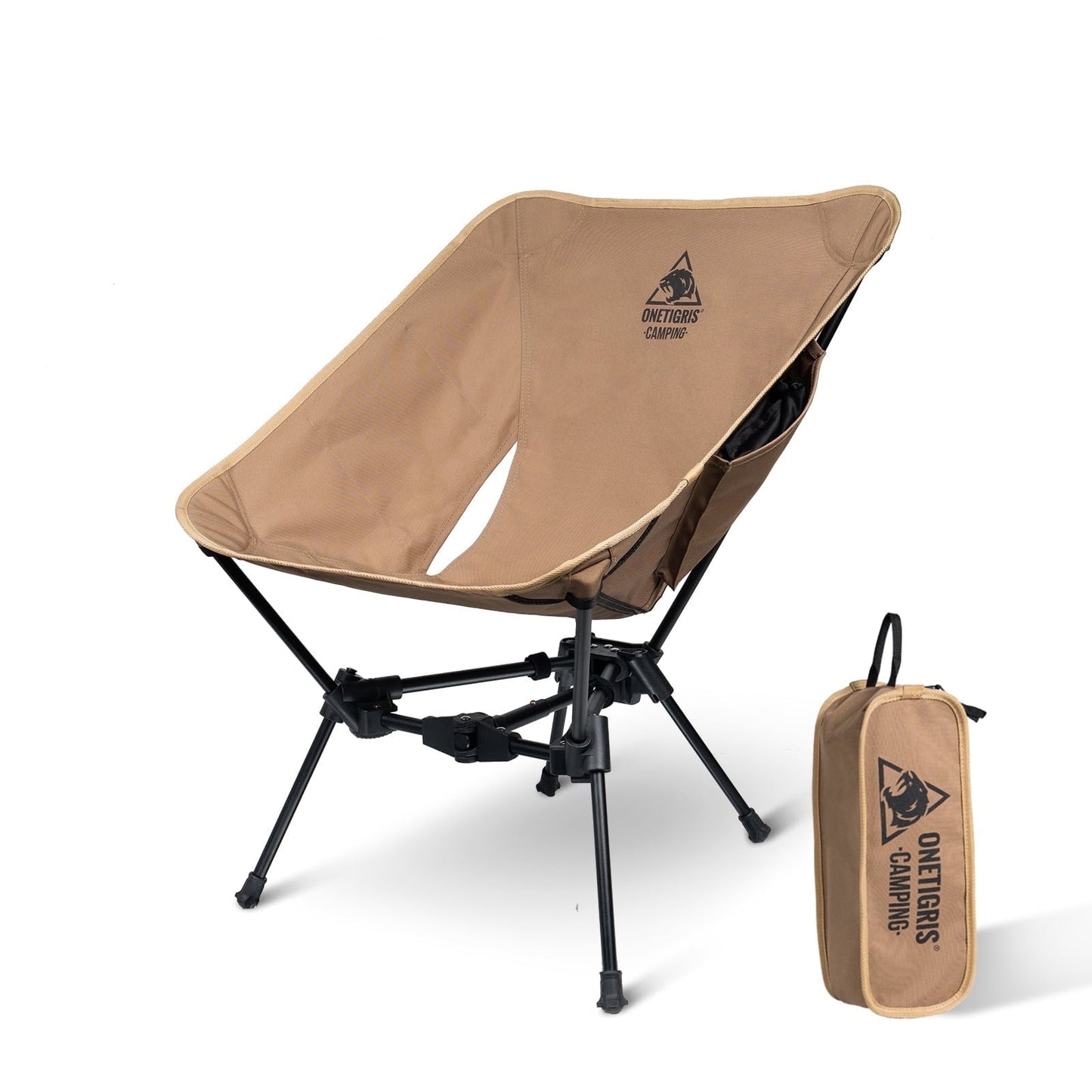 OneTigris Tigerblade Camping Chair, Lightweight Backpacking Portable Hiking Compact 330lbs Capacity