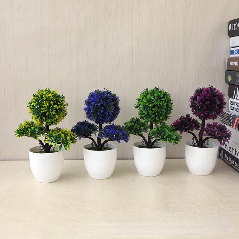 Mini Artificial Bonsai Tree Decoration