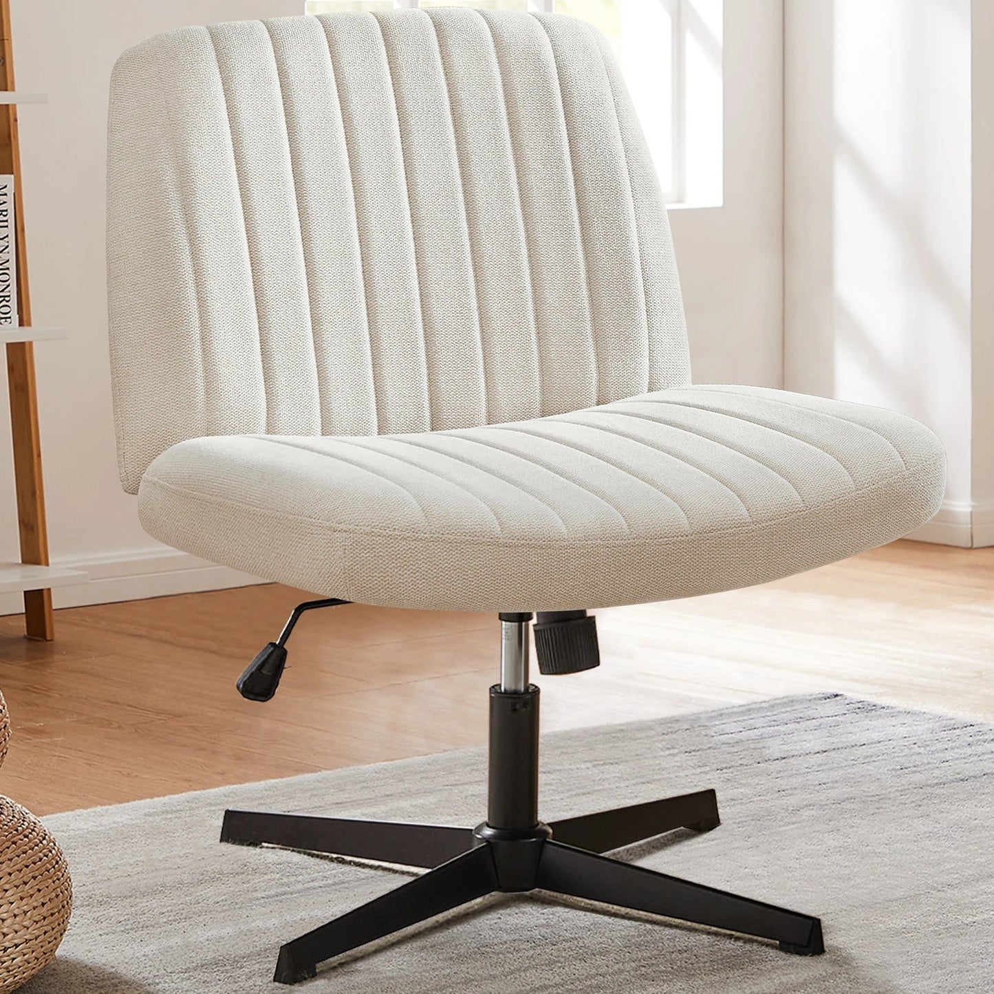 JHK Cross-Legged Swivel Office Chair
