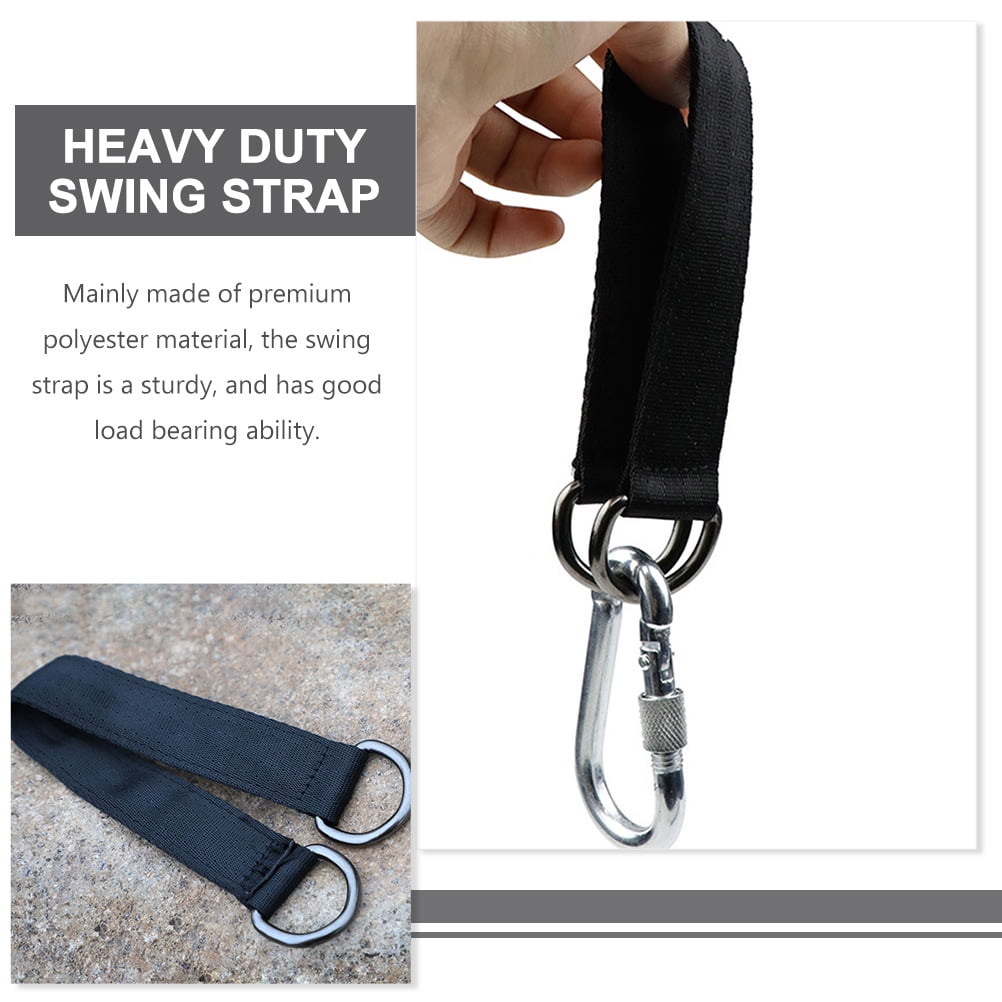 MIPCASE 6pcs Tree Hanging Strap Heavy Duty Stainless Steel for Outdoor Adventures