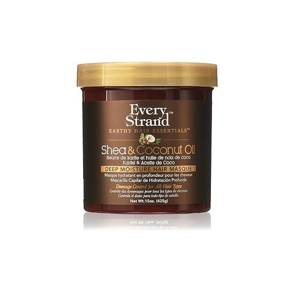 Every Strand Shea and Coconut Oil Deep Hair Masque, 15 Ounce