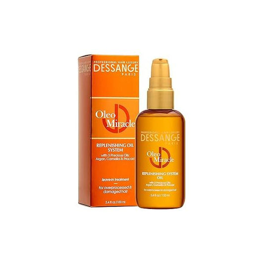 Dessange Oleo Miracle Replenishing System Oil, 3.4 Fluid Ounce
