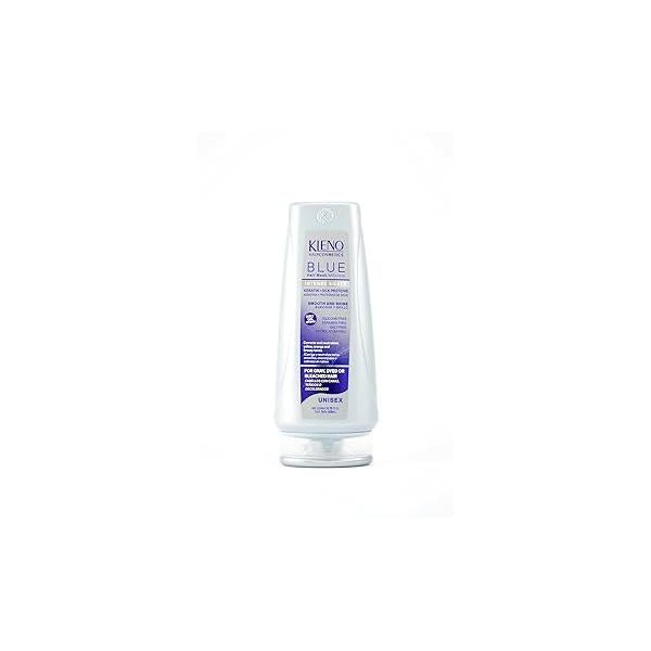 Blue Silver Intense Hair Mask - Keratin & Silk Protein, Deep Conditioning, Neutralizes Yellow and Brassy Tones, Hydration, Shine, Unisex Formula, 6.76 fl oz Bottle